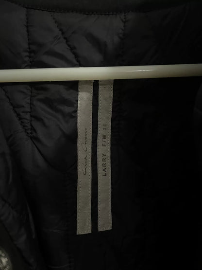 Rick Owens Larry Button-Up Cotton Jacket