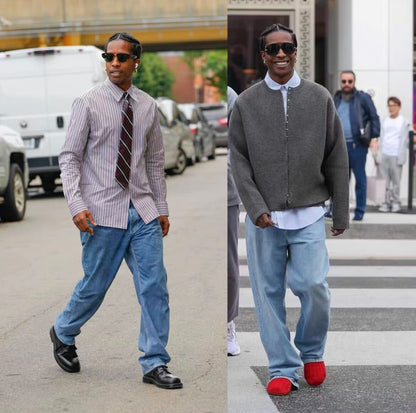 Bottega Veneta Wide Leg Denim Jeans