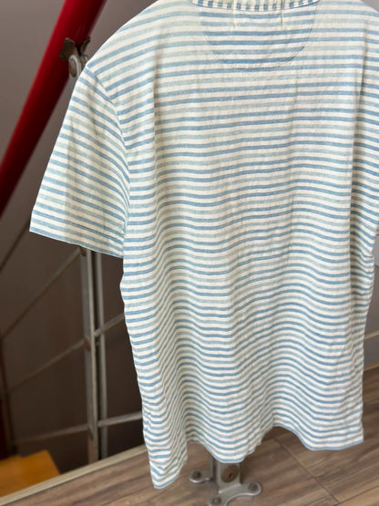 RRL Striped Short Sleeve