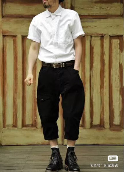 freewheelers erickson black capped pants