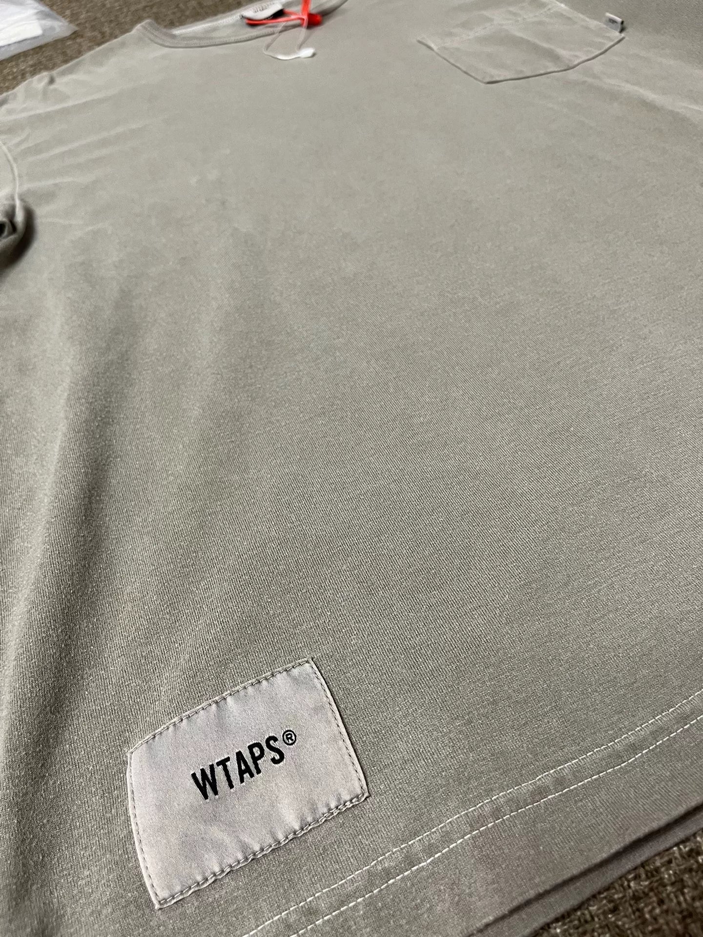 WTAPS 19AW Blank Washed Longsleeve