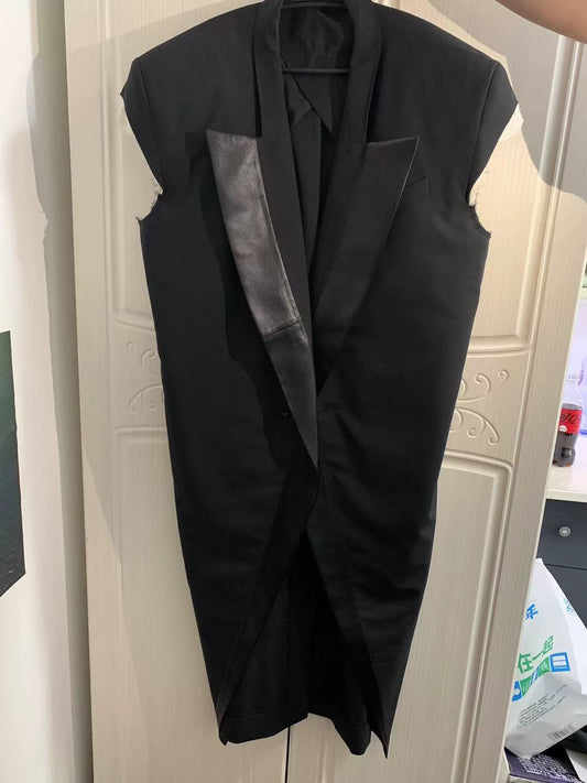 Rick Owens Gethsemane Sleeveless Coat