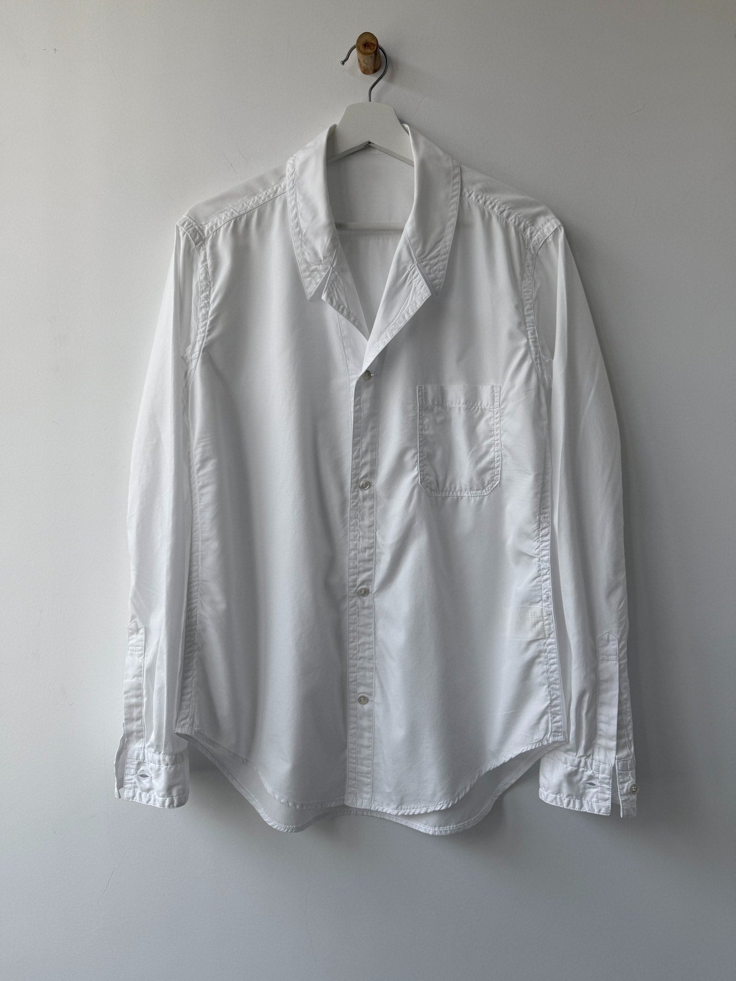 Yohji Yamamoto 12SS Asymmetric Collar Shirt