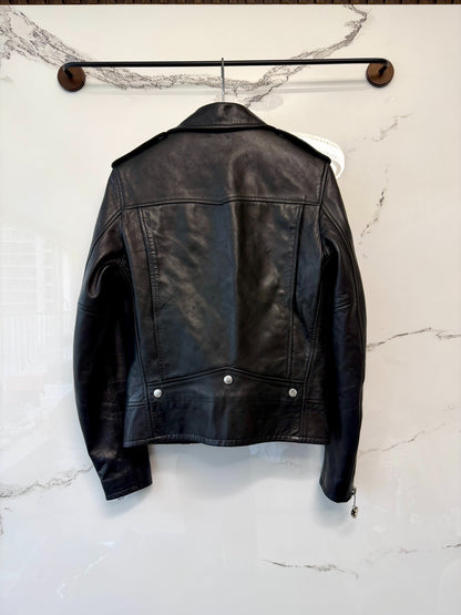 saint laurent studded l01 biker leather jacket