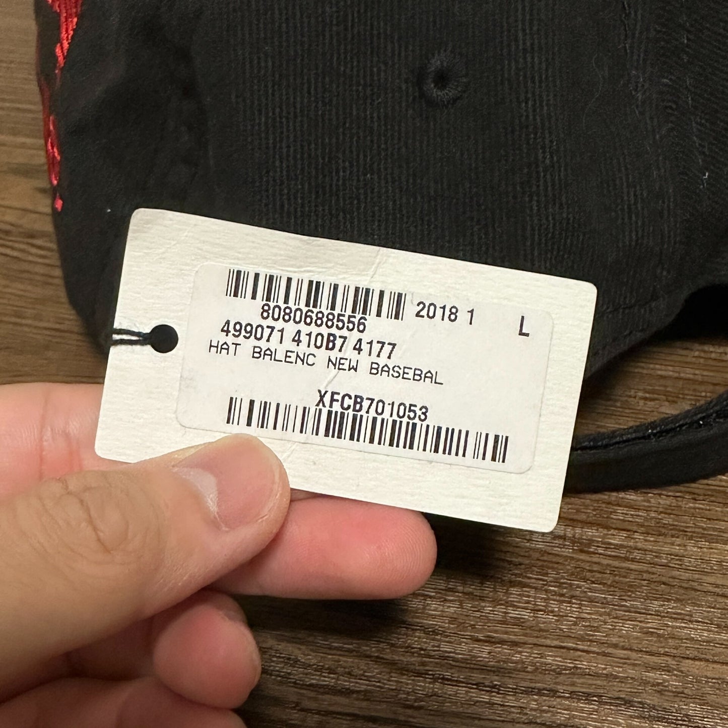 Balenciaga Embroidered Baseball Cap