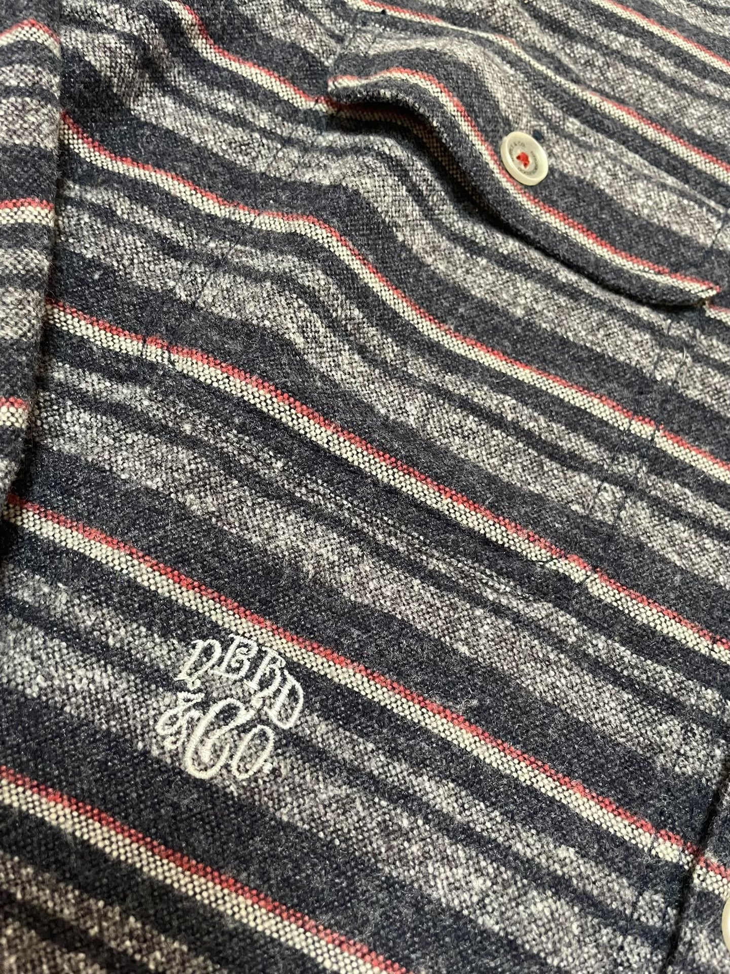 NEIGHBORHOOD MCKAY NBHD Striped Long Sleeve Shirt