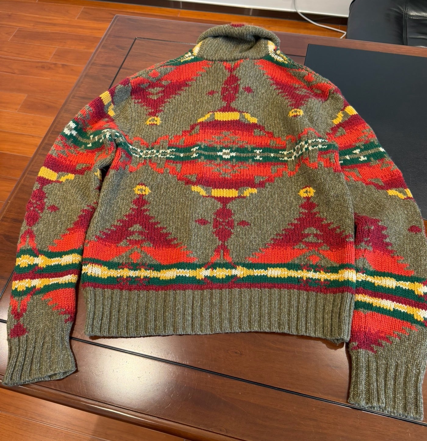 Ralph Lauren Shawl Collar Knit Sweater