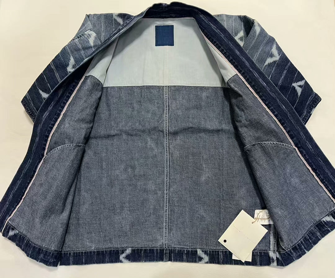 VISVIM 22 ICT SS HAPPI WABASH DMGD