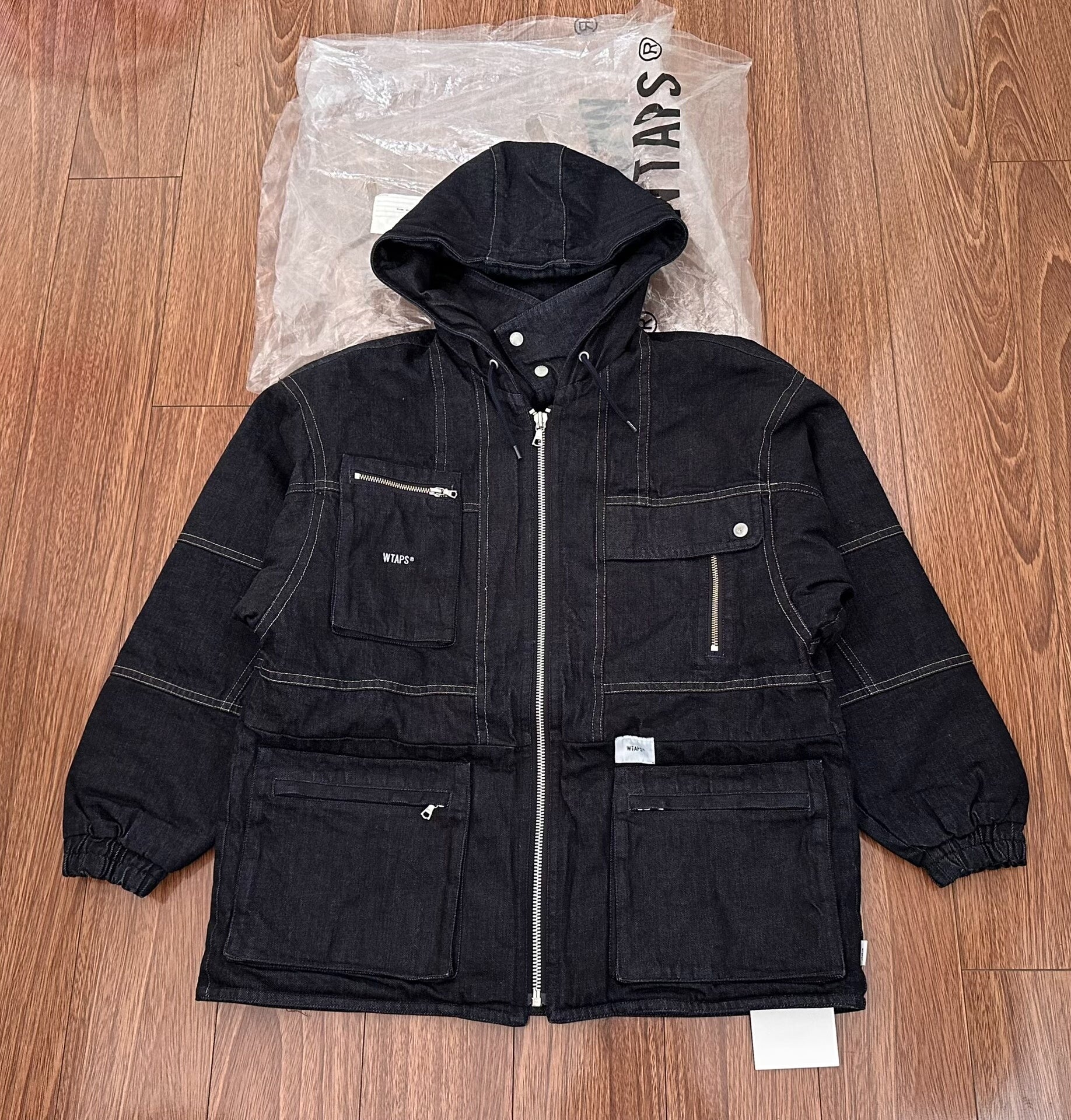 wtaps crust jacket denim outerwear