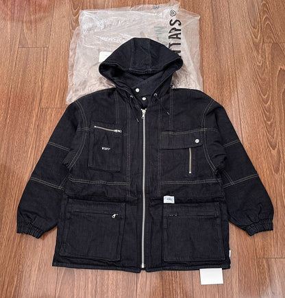 wtaps crust jacket denim outerwear