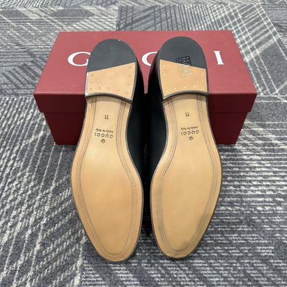 Gucci Horsebit Leather Loafers Size 45