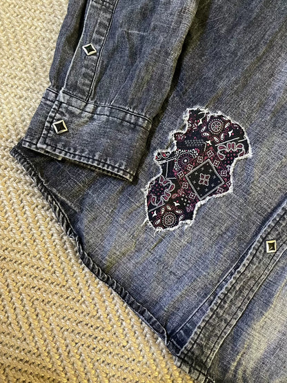 Vanquish & Fragment Denim Long Sleeve Shirt