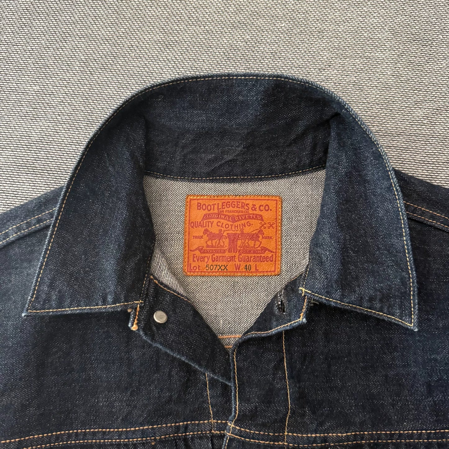 Bootleggers 507xx Skull Denim Jacket