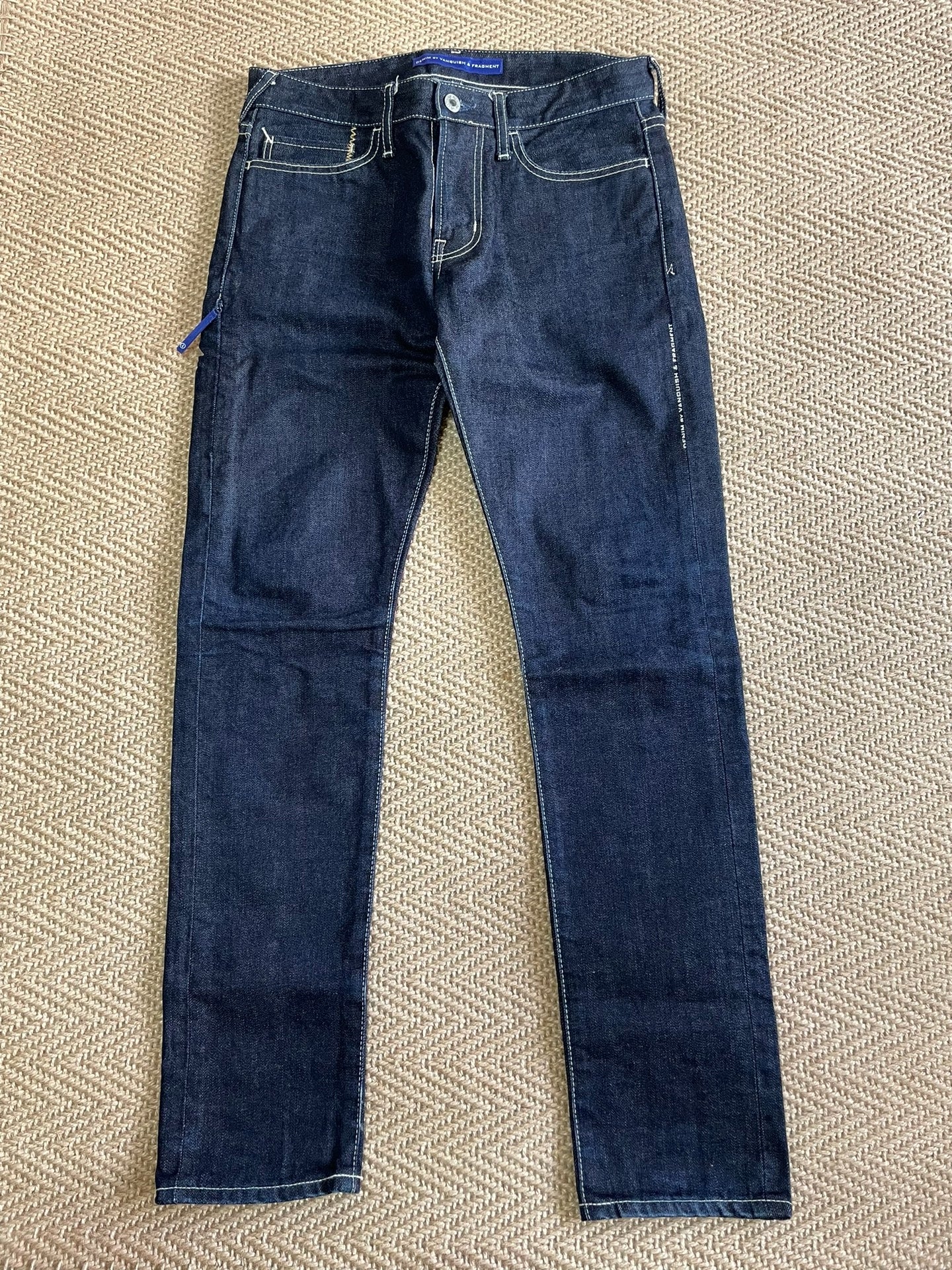 Vanquish & Fragment Gold Lightning Denim