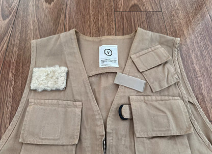 visvim fisherman tactical vest in beige