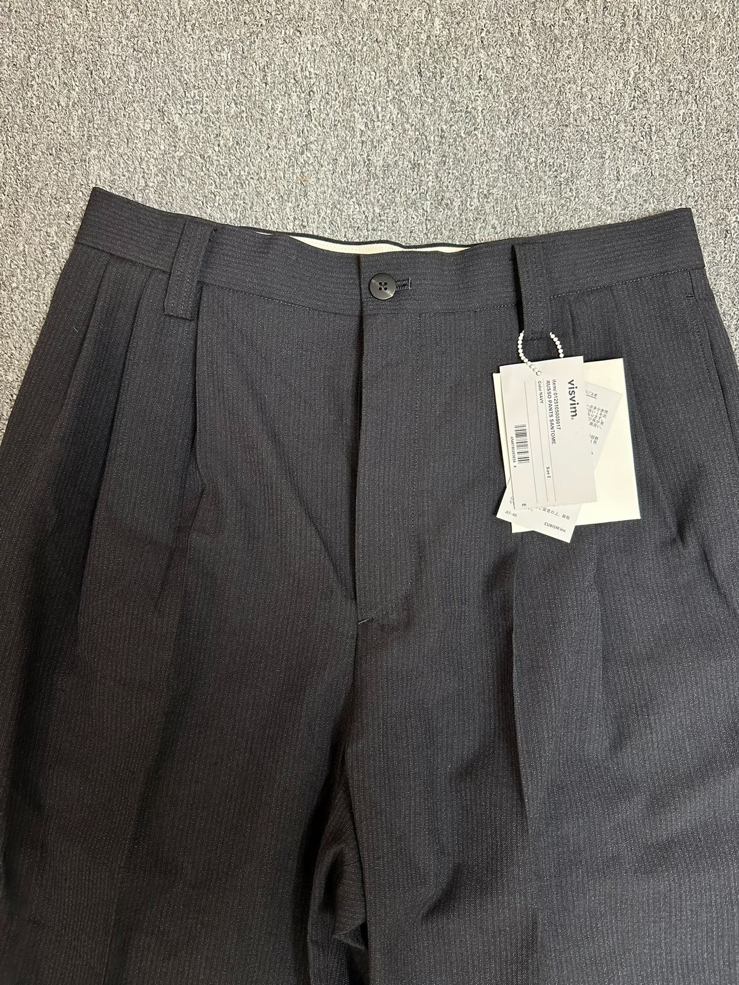VISVIM RUSSO PANTS SANTOME Pinstriped