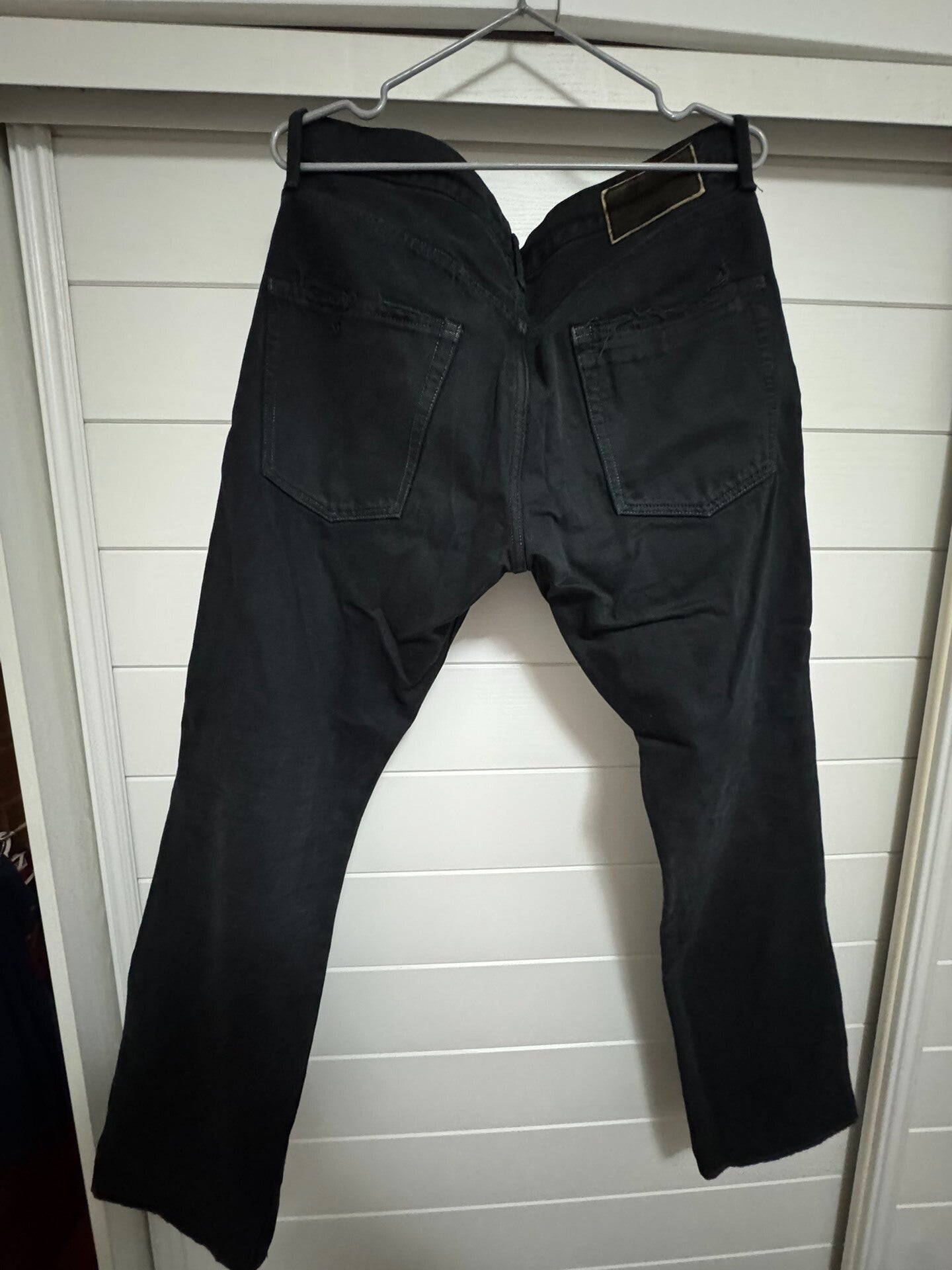 visvim 21ss Distressed Black Jeans