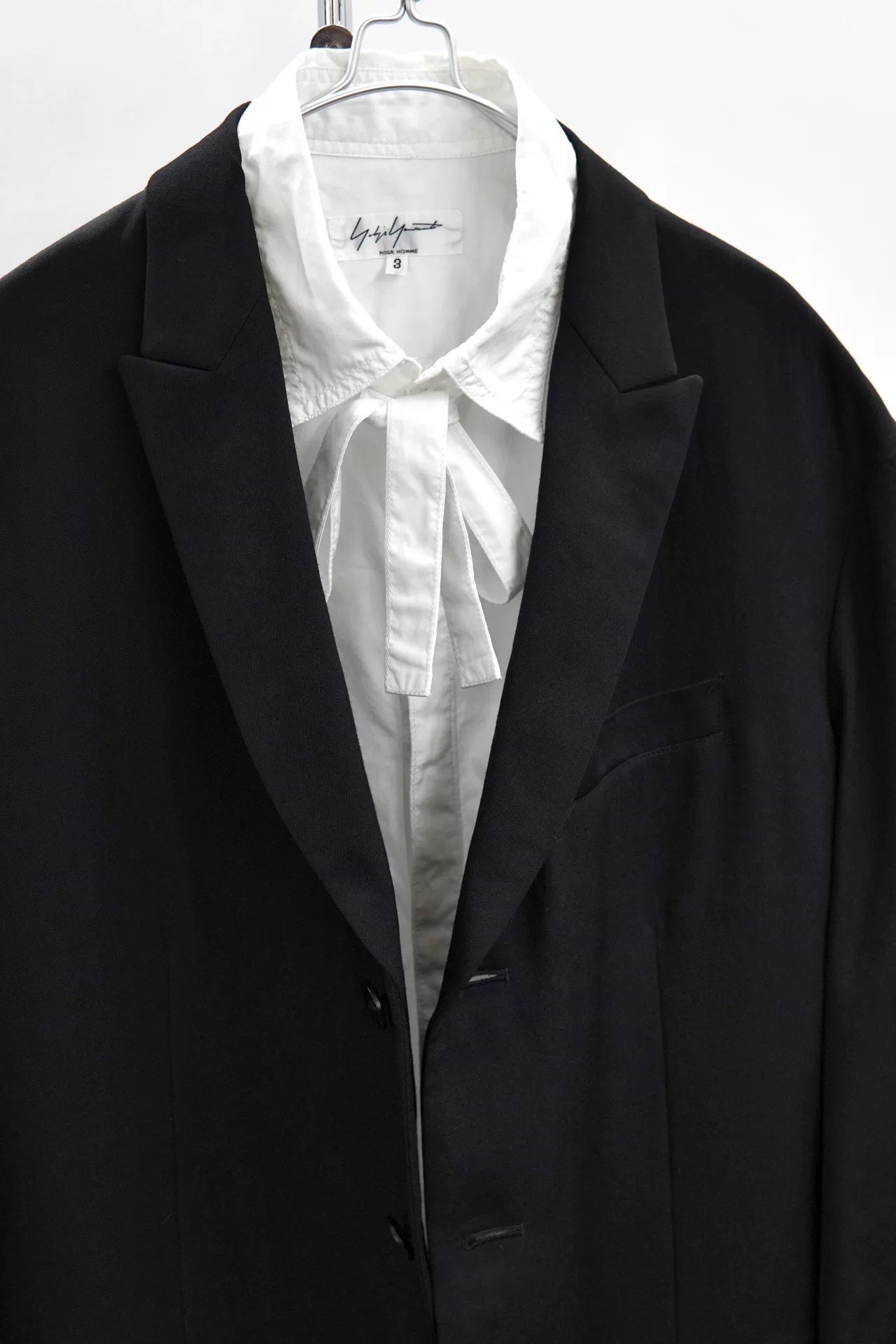 Yohji Yamamoto S/S 2016 Ribbon Shirt