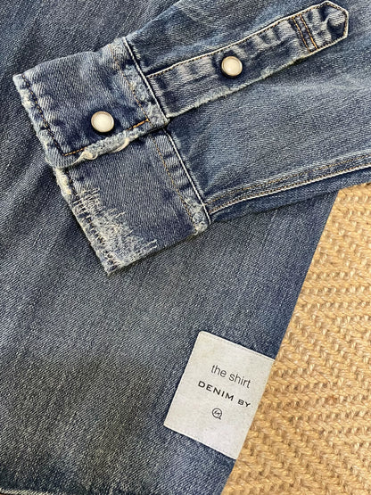 denim by vanquish & fragment shirt jacket