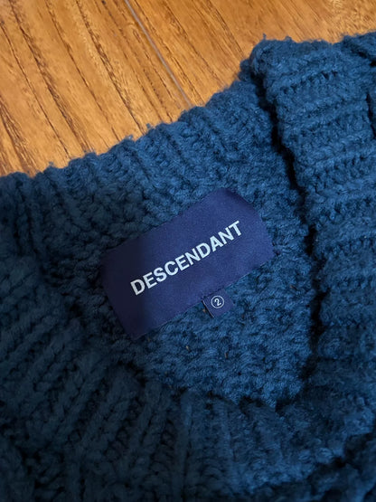 DESCENDANT Aran Wool Knit Sweater