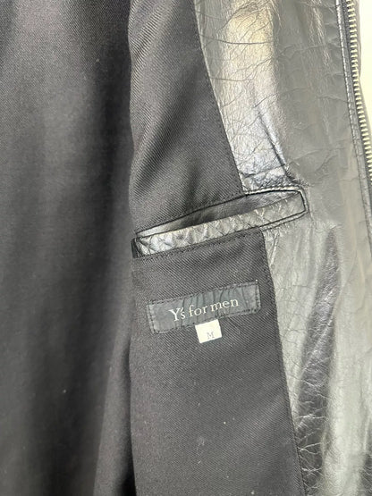 Yohji Yamamoto Men's Leather Parka Coat