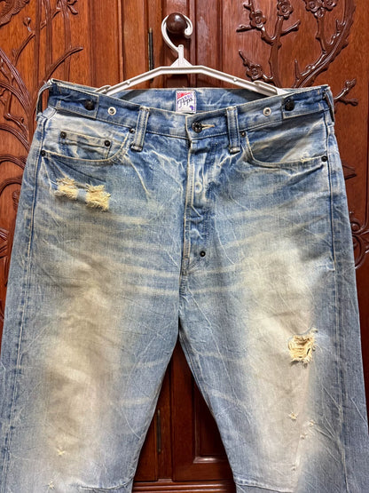 PRPS Men's Straight Wide-Leg Jeans