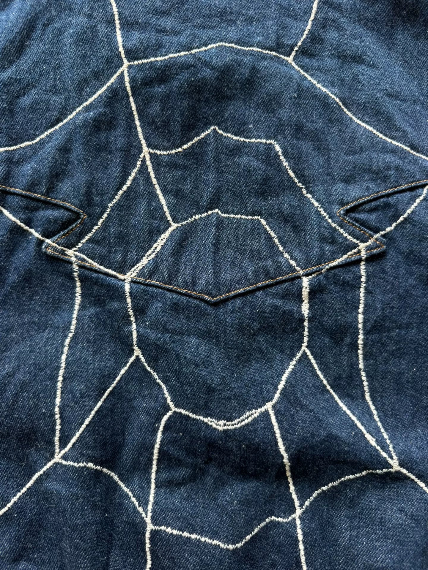 Kapital Spider Web Denim Jacket