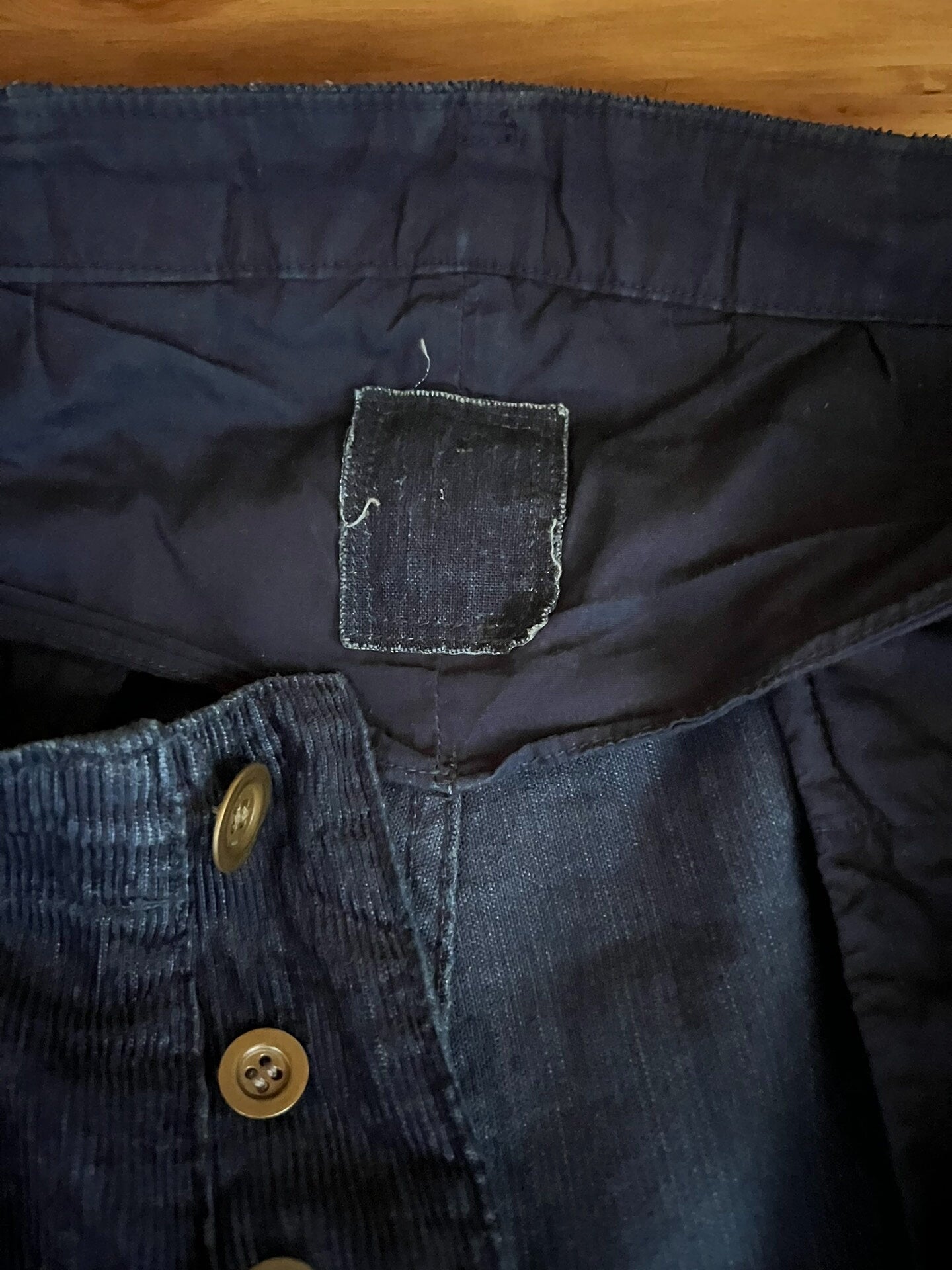 visvim 2017 plant-dyed corduroy shorts