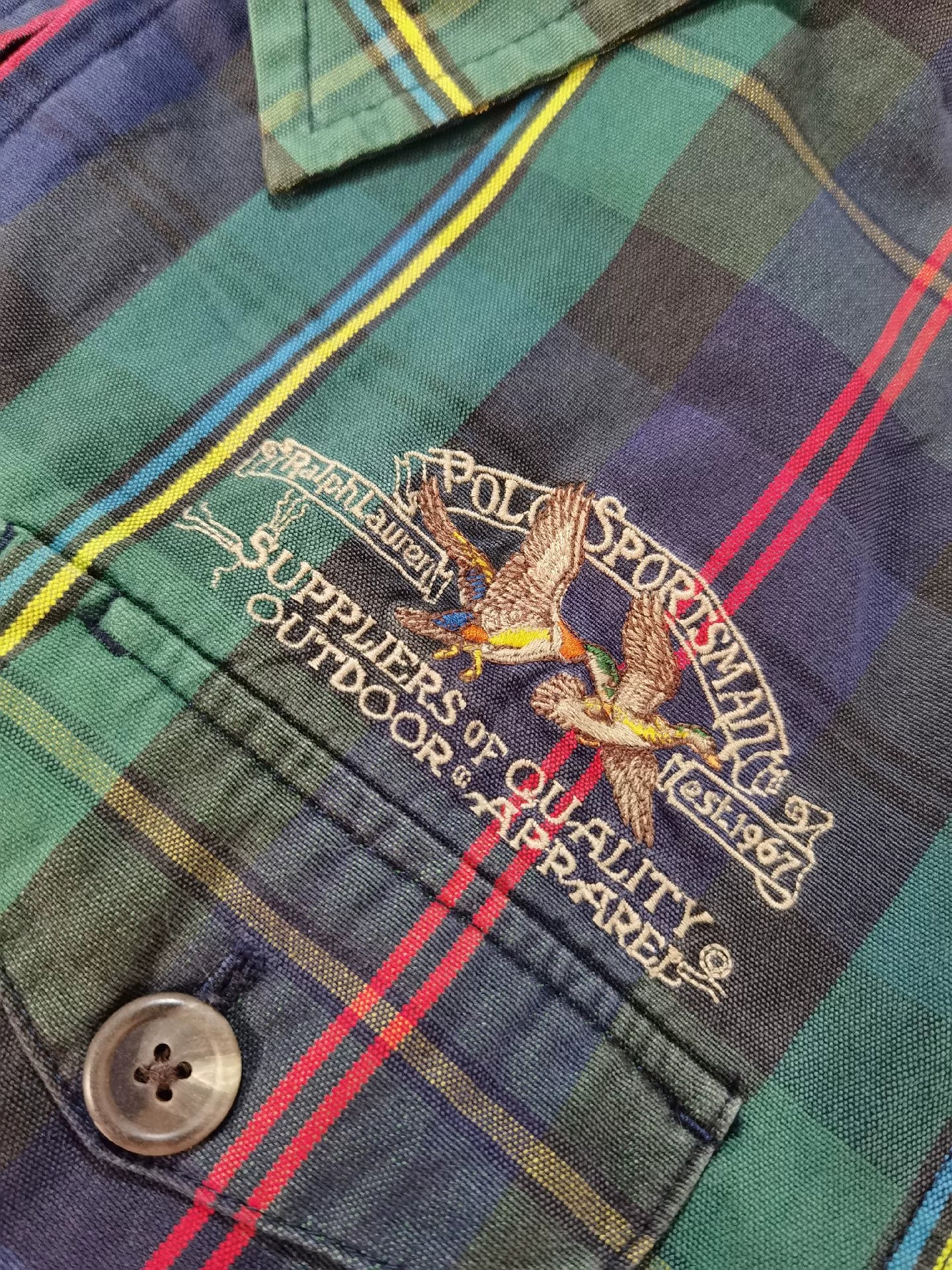 RRL Ralph Lauren Vintage Plaid Hunting Jacket