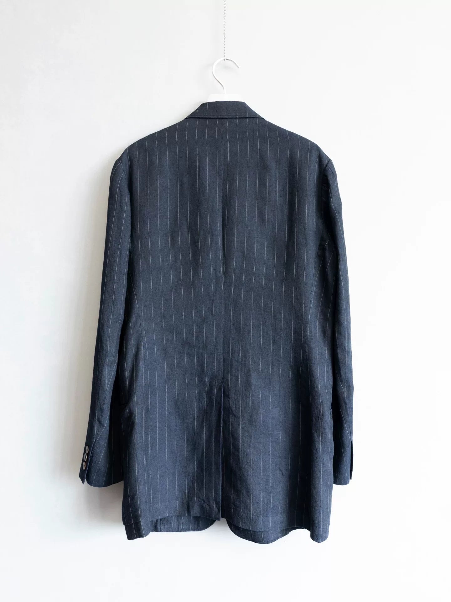 Yohji Yamamoto Striped Double-Layer Outer Jacket