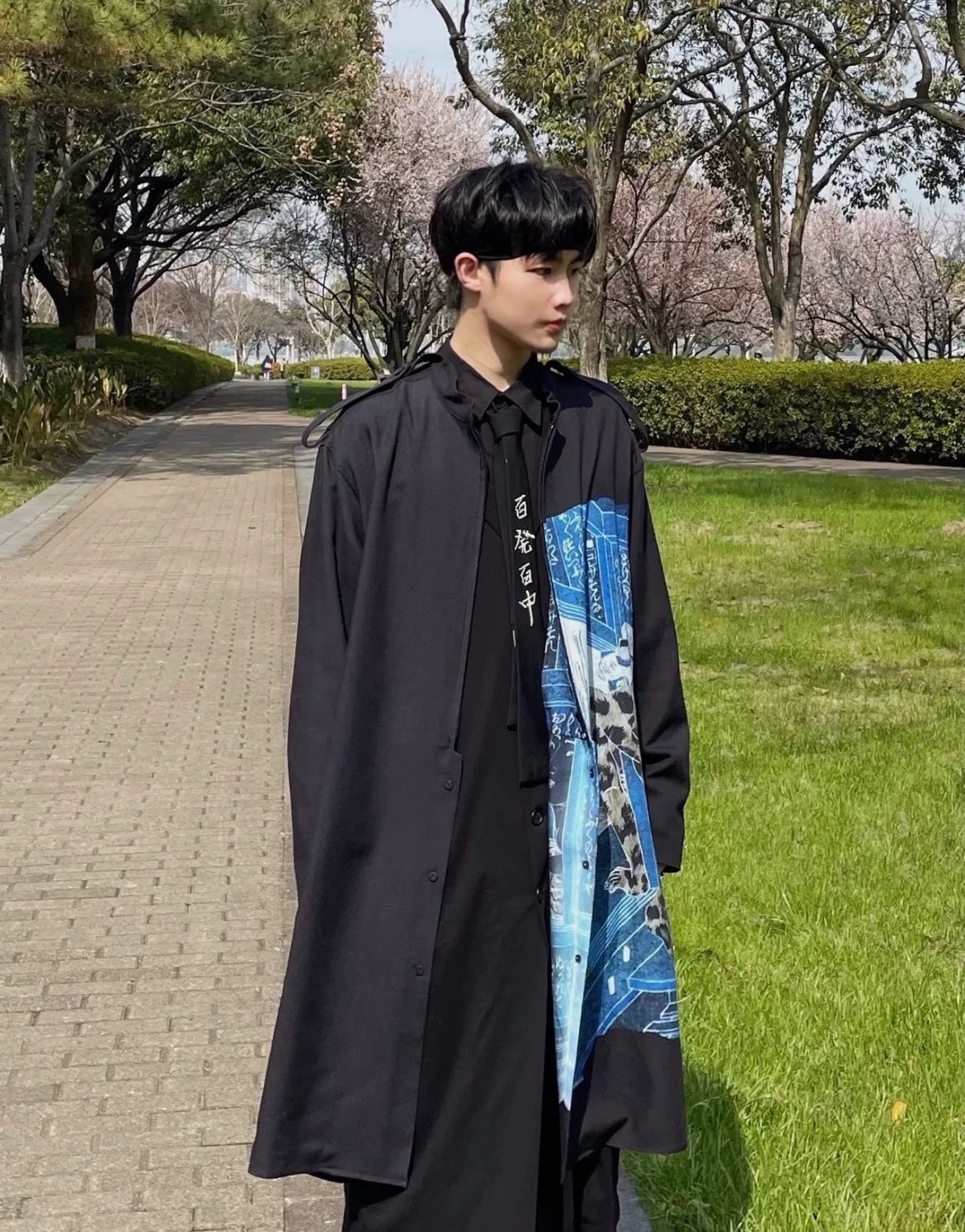 Yohji Yamamoto 19SS Ukiyo-e Coat