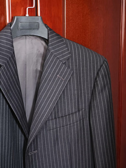 Zegna Italian Wool Linen Blend Suit