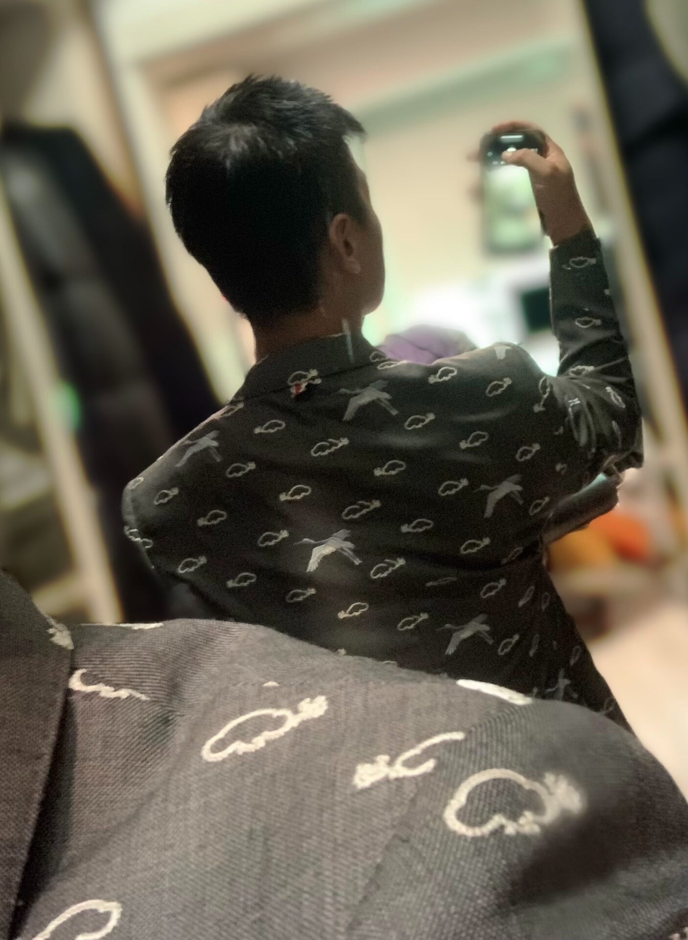 thom browne crane embroidered suit jacket