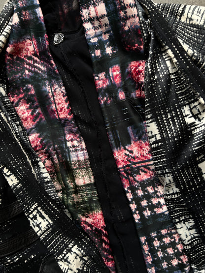 stylish patchwork long coat by TT