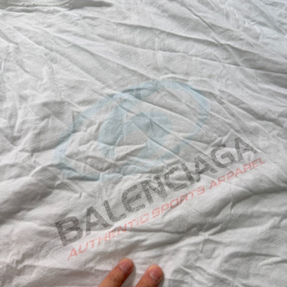 Balenciaga Vintage White Short Sleeve T-Shirt