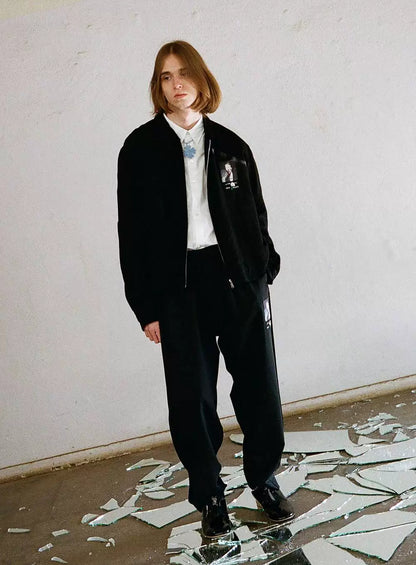 undercover black blouson jacket