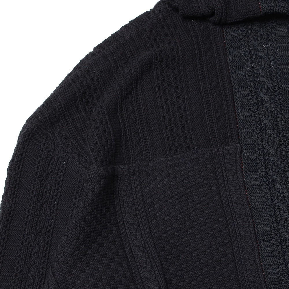 black turtleneck sweater by takahiro miyashita