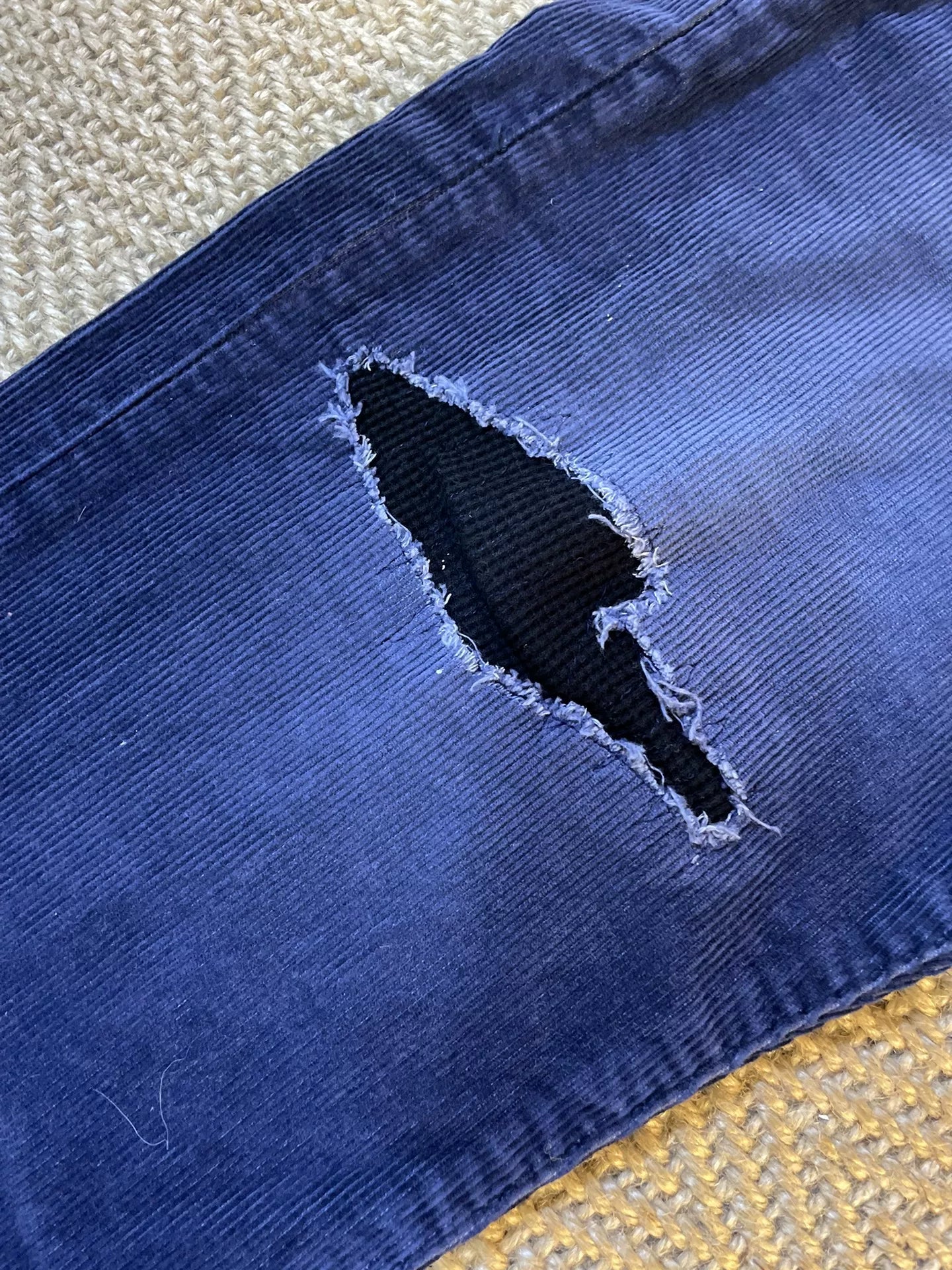 Vanquish & Fragment Corduroy Distressed Pants
