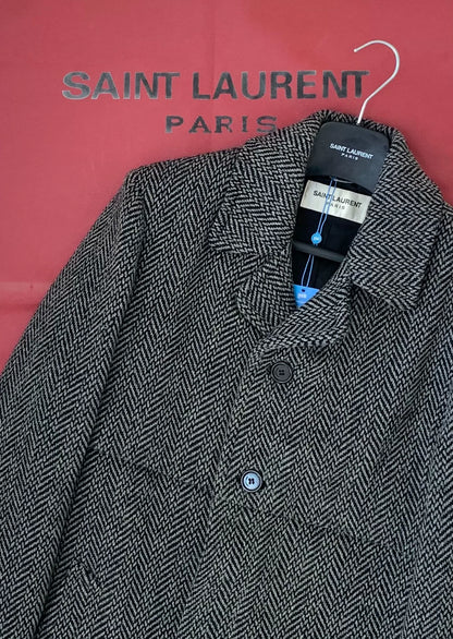 Saint Laurent 17FW Herringbone Coat