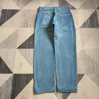 kaptain sunshine skate shoe cut denim pants