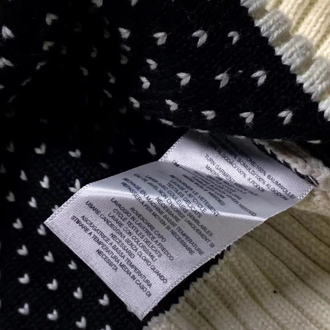 RRL Double-Layer Thick Cotton Sweater