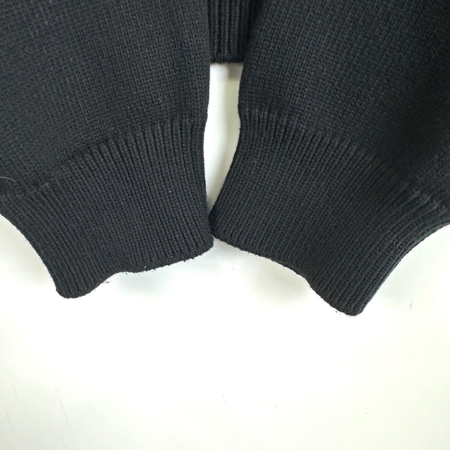 Louis Vuitton Black Wool Polo Collar Sweater