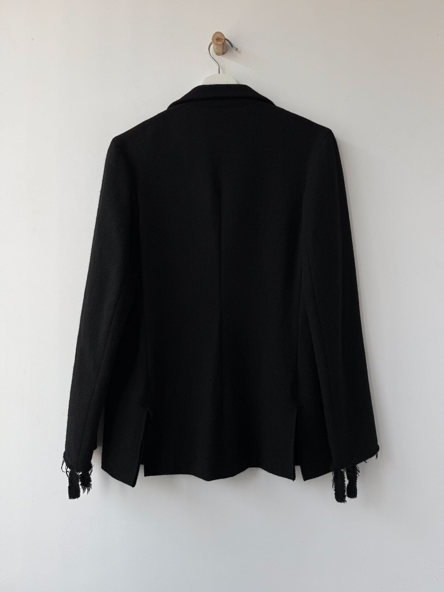 yohji yamamoto y's minimalist wool coat