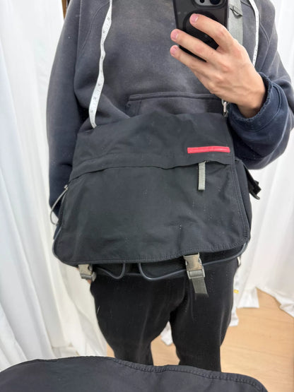 Prada Sport Messenger Bag with Pockets