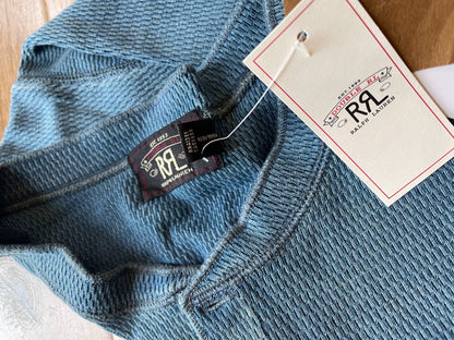 RRL Indigo Jersey Henry T-Shirt
