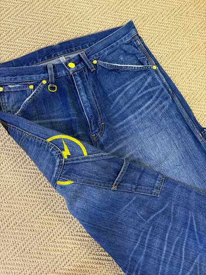 levis fenom workwear denim pants in blue