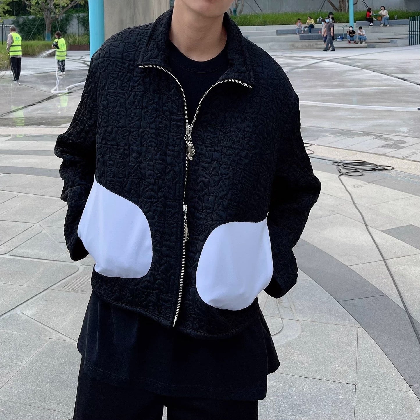 Namacheko Quilted Cuneiform Jacket