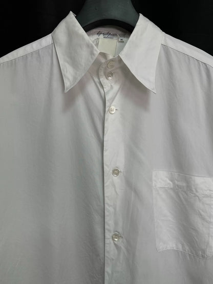 yohji yamamoto white cotton shirt