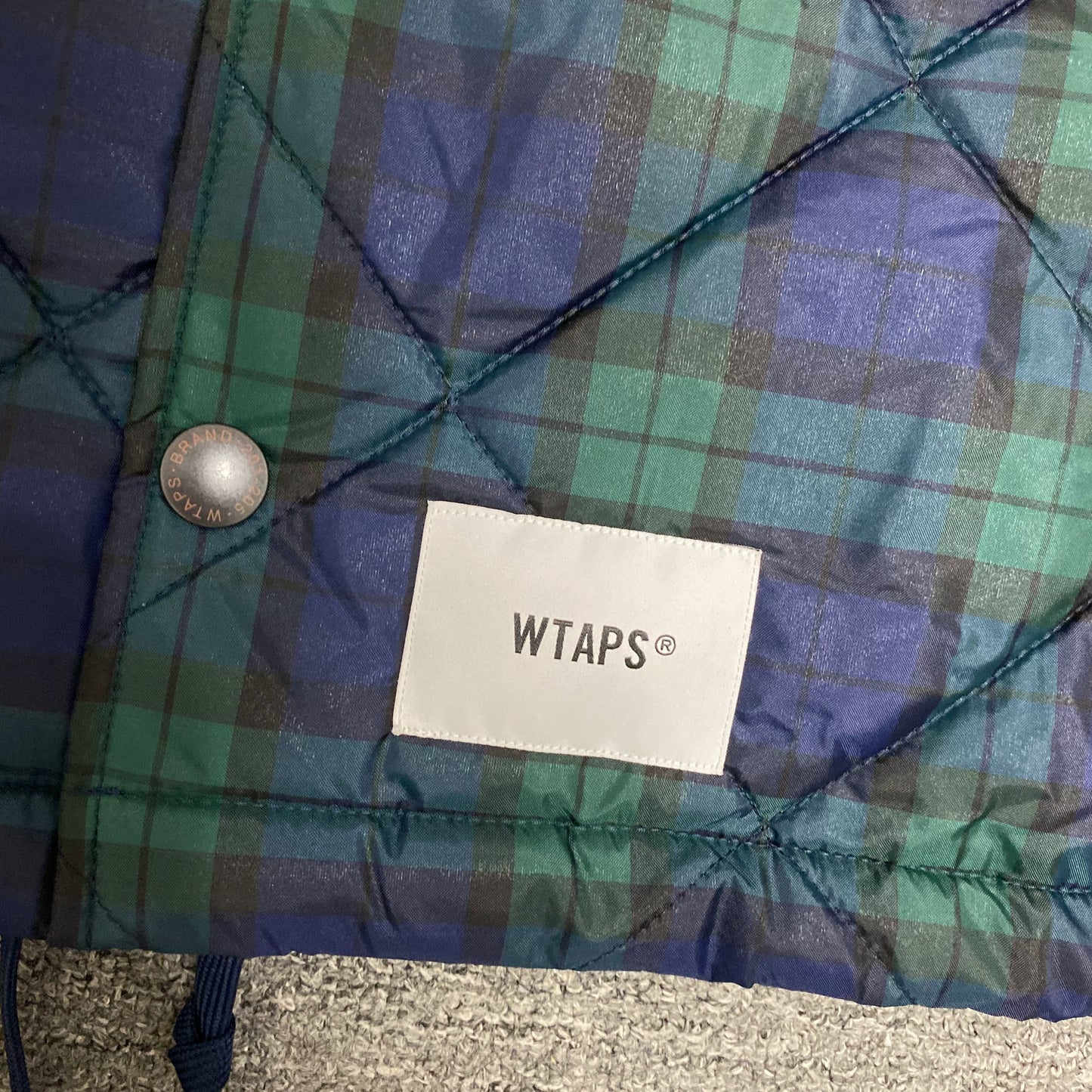 WTAPS 22AW CHIEF Plaid Puffer Jacket