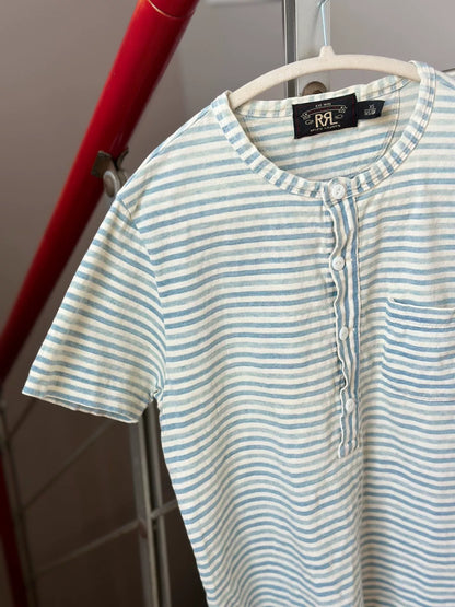 RRL Striped Short Sleeve